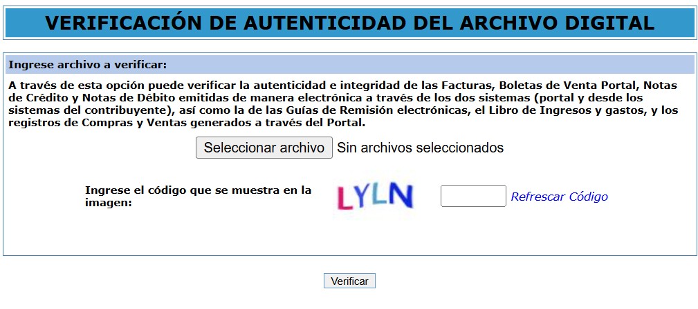 CONSULTA DE AUTENTICIDAD DE COMPROBANTE DE PAGO